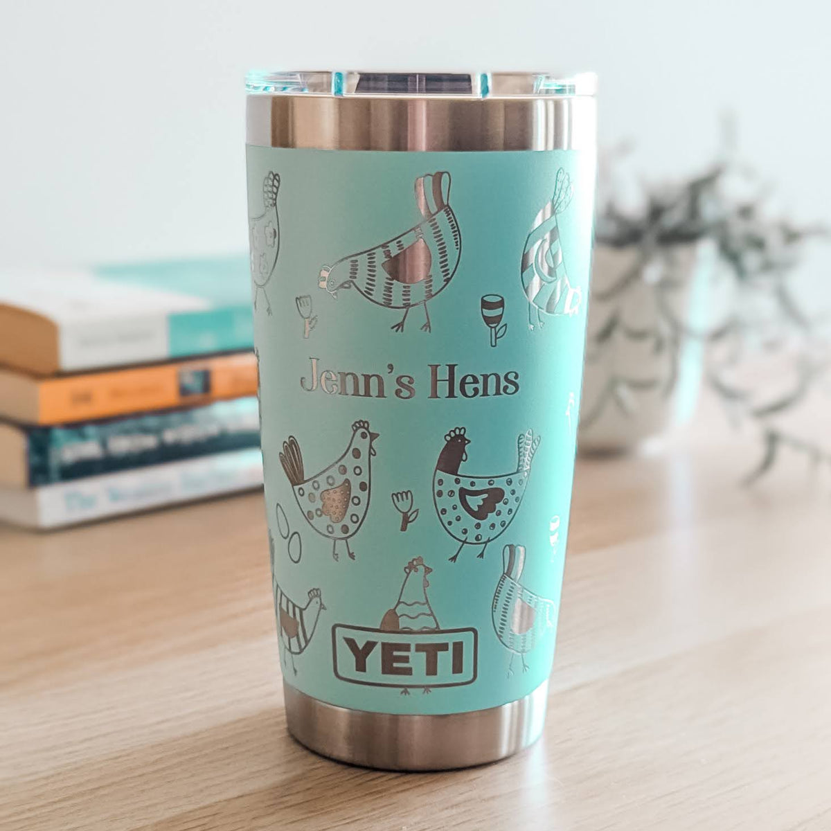 "Chicken Lovers" Tumbler — 360° Laser Engraved Farm Life Gift