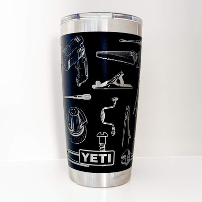 "All the Tools" Handyman 360 Laser Engraved Tumbler - Perfect Gift for DIYers, Contractors & Home Improvement Dads - Authentic YETI