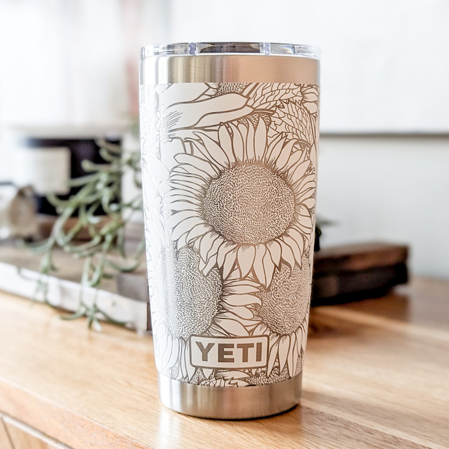 Sunflower engraved - Authentic YETI