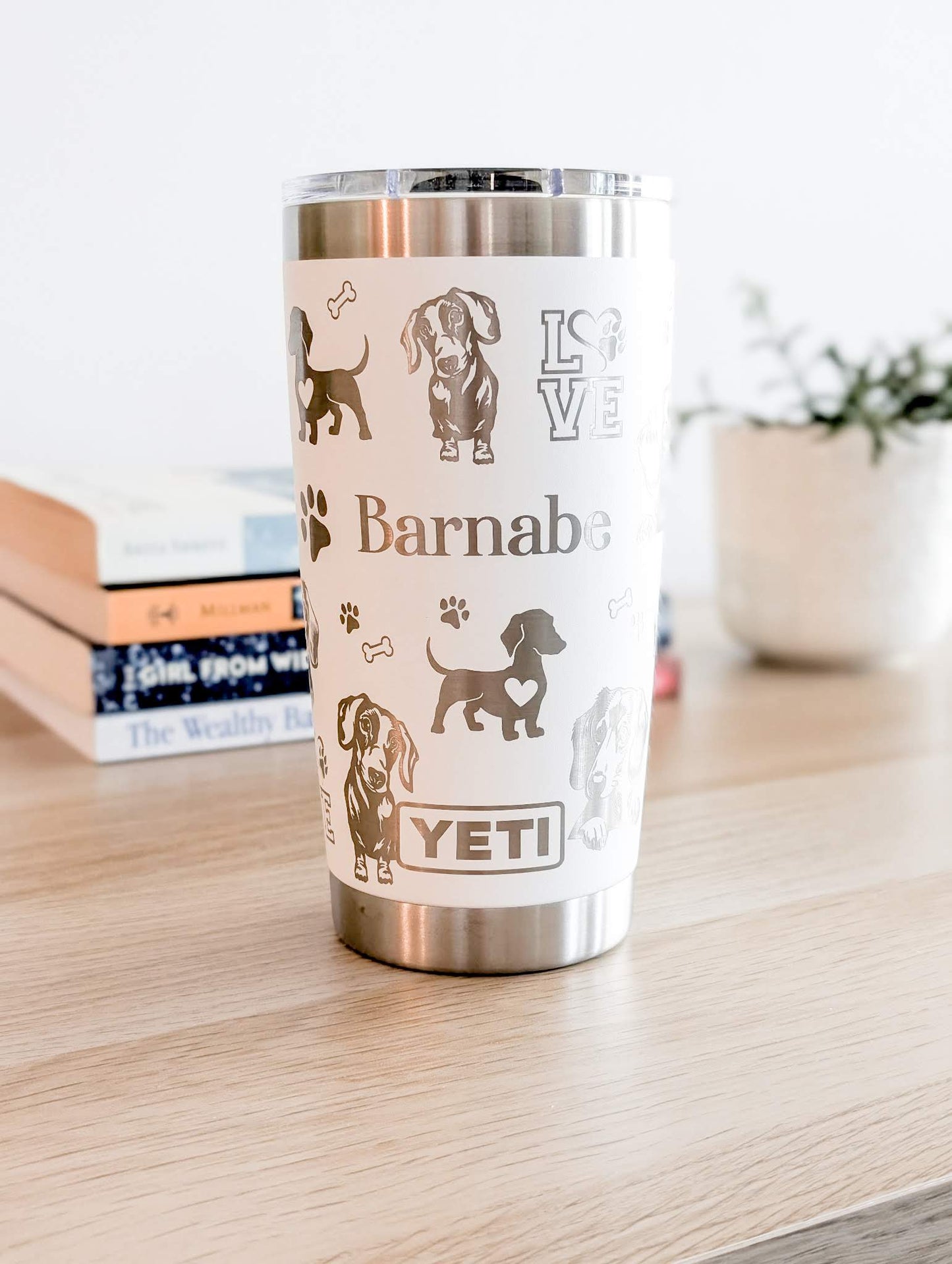 "Dachshund" 360° Laser Engraved Tumbler — Wiener Dog Gift