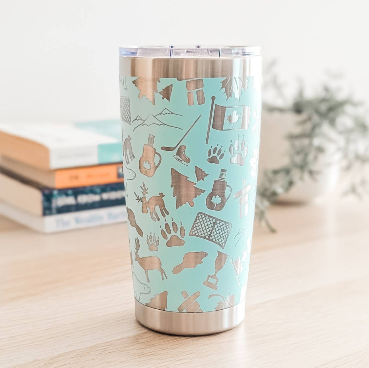 "Canada Strong" 360° Laser Engraved Tumbler — Canadian Pride Gift