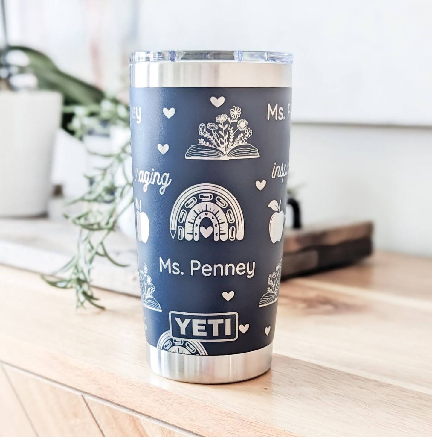 "For that Special Teacher" 360° Laser Engraved Tumbler - End of Year, Graduation, Teacher Gift - YETI