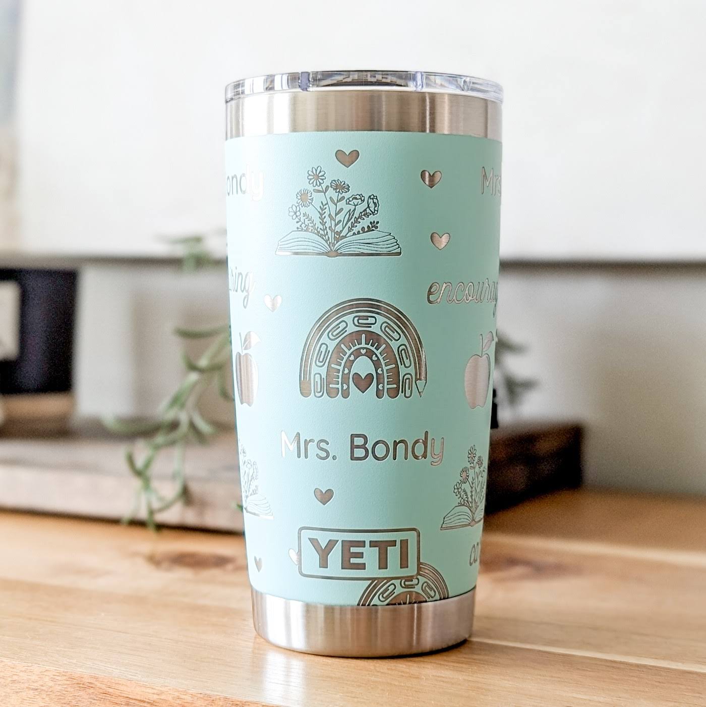 "For that Special Teacher" 360° Laser Engraved Tumbler - End of Year, Graduation, Teacher Gift - YETI
