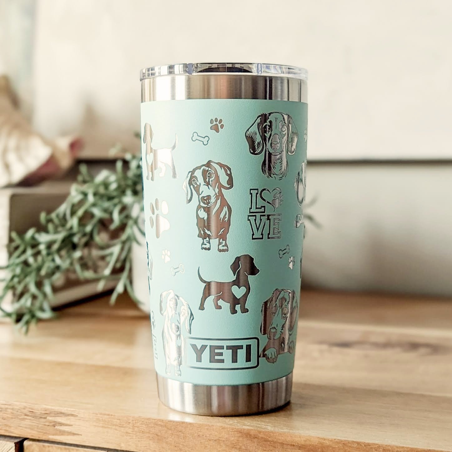  "Dachshund" Wiener Dog 360° Laser Engraved Tumbler - Premium Gift for Doxie Moms & Hound Lovers - Authentic YETI