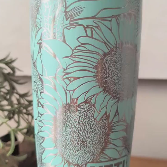 Sunflower engraved - Authentic YETI